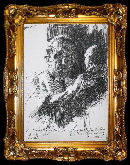 framed  Anders Zorn Unknow work 134, ta009-2